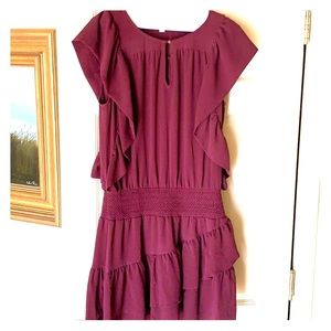 Ella Moss sleeveless ruffled dress